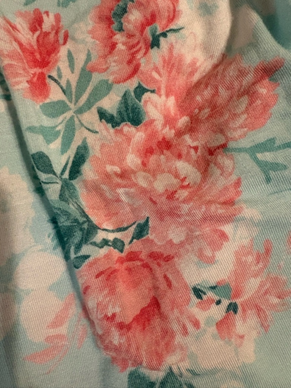 Eileen West Floral cap sleeve nightgown ruffle hem size 2X super soft long - Picture 11 of 11